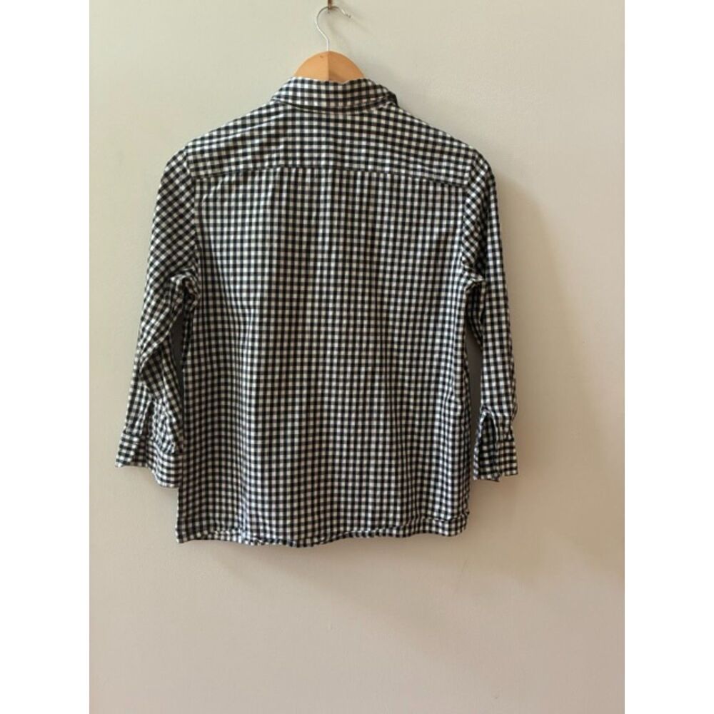 Lauren Ralph Lauren Gingham Button-Down Shirt | Women's Medium Classic Cotton - Picture 3 of 4